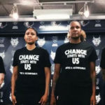We’re All We’ve Got people wearing Change Starts With Us shirts 2