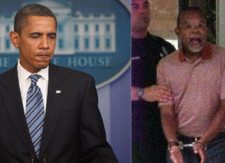 CAUGHT AND CAPTURED – “THE BIG COVER-UP” VIDEO THE GAME CHANGER collage of former President Obama and a person being arrested