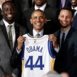 SYSTEMIC RACIST NEWS MEDIA’S PRACTICE CAUGHT IN ACTION BUT MISSED BY ALL Former President Barack Obama holding a jersey 2