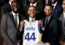 SYSTEMIC RACIST NEWS MEDIA’S PRACTICE CAUGHT IN ACTION BUT MISSED BY ALL Former President Barack Obama holding a jersey 2